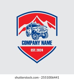 Logotipo de Off Road, Logotipo de aventura 4x4