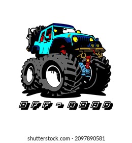 
Off road  Logo design inspiration,design element for logo,poster,card,benner,emblem,t shirt,vector illustration