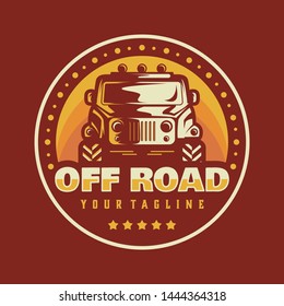 off road logo vector template