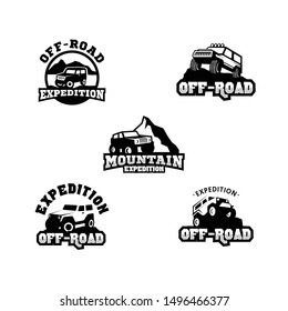 Off Road Outdoor Adventure Logo Design Vector