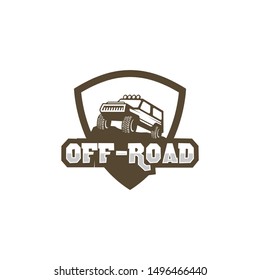 Off Road Outdoor Adventure Logo Design Vector