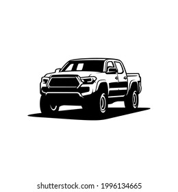 off road pick up truck isolated for icon and illustration