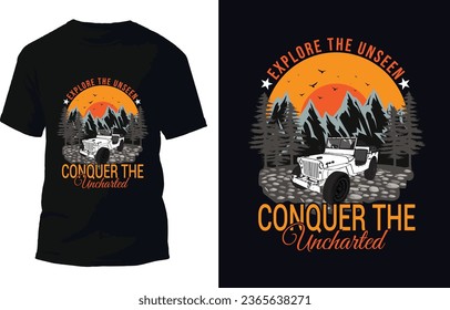 Off Road T Shirt Design vector