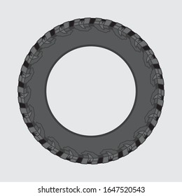 off road tire, all terrain tire, car tire silhouette