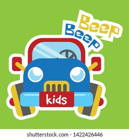 Off Road Transportation Vector for Kids