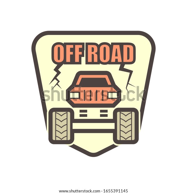 Off road truck\
vector icon design\
element.