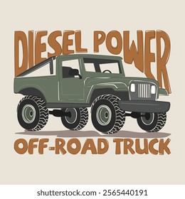 off road truck vector illustration