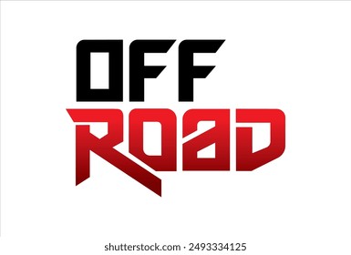 off road typography design vector, for t-shirt, poster and other uses