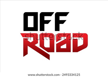 off road typography design vector, for t-shirt, poster and other uses