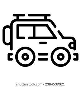 Off Road Vehicle icon Illustration, for UIUX, infographic, etc