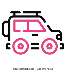 Off Road Vehicle icon Illustration, for UIUX, infographic, etc