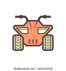 Off road vehicle vector icon design element.