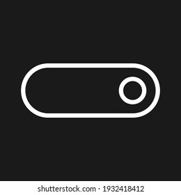 Off, toggle, switch icon vector image. Can also be used for customer support and UI. Suitable for use on web apps, mobile apps and print media.