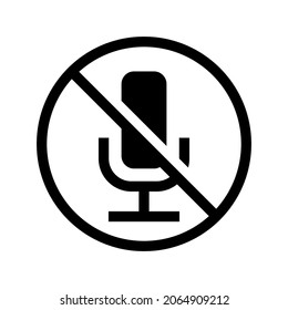von Voice-Symbol oder Logo, einzelne Zeichensymbole, Vektorgrafik - hochwertige Vektorsymbole mit schwarzem Stil