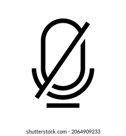 von Voice-Symbol oder Logo, einzelne Zeichensymbole, Vektorgrafik - hochwertige Vektorsymbole mit schwarzem Stil
