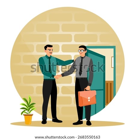The offboarding process for employees leaving the company. Managers greet coworkers who are leaving the company to start new opportunities.