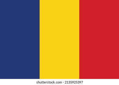 The offcial Flag of Romania as a vector.