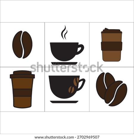 offe stock icon set colour vector