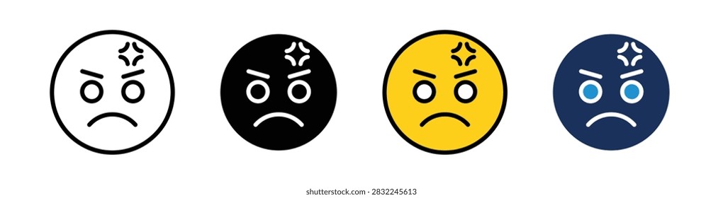 Offended Icon Collection With Multiple Styles