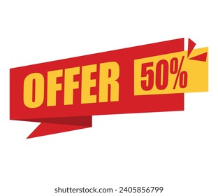 Ilustración de 50% fuera de vectores