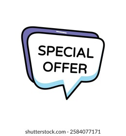 Offer Badge icon vector stock illustration