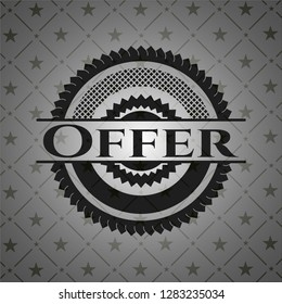 Offer black emblem