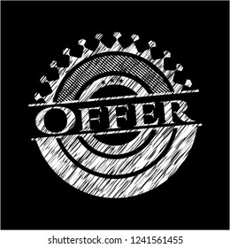 Offer chalk emblem