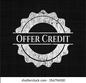 Offer Credit chalk emblem