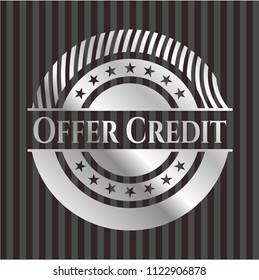 Offer Credit silver badge or emblem