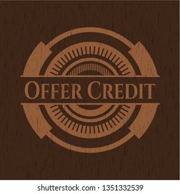 Offer Credit wood signboards