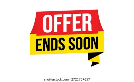 La oferta finaliza pronto Anuncio promocional urgente por tiempo limitado