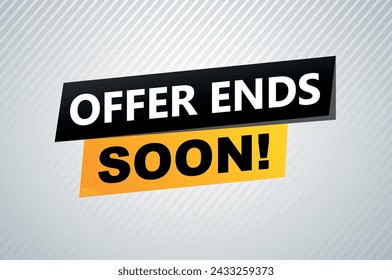 oferta termina pronto poster banner diseño gráfico icono logo signo símbolo sitio web de redes sociales cupón

