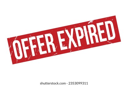Offer Expired Rubber Stamp Seal Vector