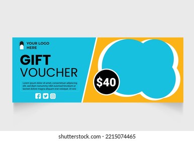 Offer Gift voucher design Template