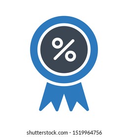 offer glyph colour line vector icon