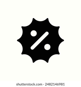 icono de oferta, icono de glifo aislado tema negocios y marketing