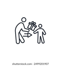 Offer icon. vector.Editable stroke.linear style sign for use web design,logo.Symbol illustration.
