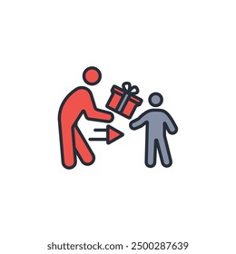 Offer icon. vector.Editable stroke.linear style sign for use web design,logo.Symbol illustration.