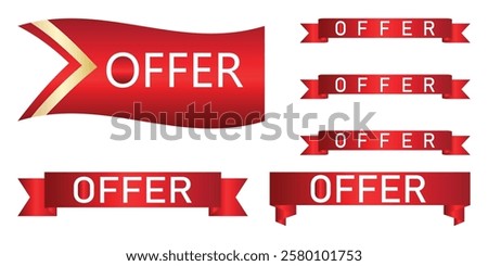 Offer labels, Special offer sale banner vector design template, discount label, Limited time, banner for marketing promotion, retail, store, shop, online store, or website. vector illustrations, 