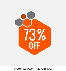 Offer Logo On Letter 73 Template. Offer On 73 Letter, Initial Offer Sign Concept