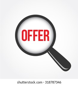 Offer Magnifying Glass