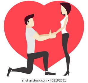 offer to marry, declaration of love