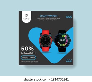 Offer Post Social Media Smart Watch Banner Design