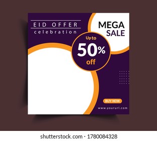 Offer Post Web Banner Template Design