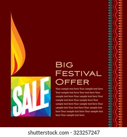 Offer poster, banner or flyer design, occasion of festival celebrations.