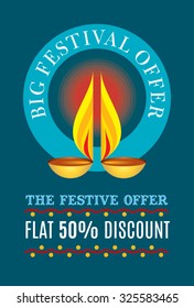 Offer poster, banner or flyer design, occasion of festival celebrations.