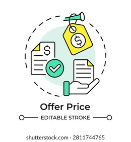 Offer price multi color
