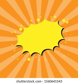 offer splash vector on burst background