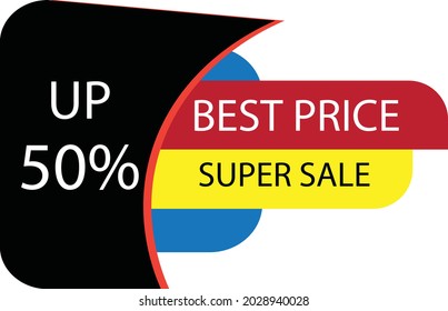 offer tag best sale illustration art