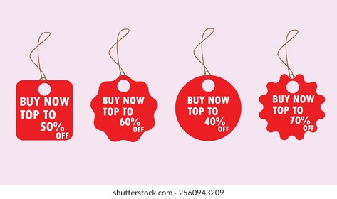 Offer Tag Discount Tag And Special Offer Vector Illustration 